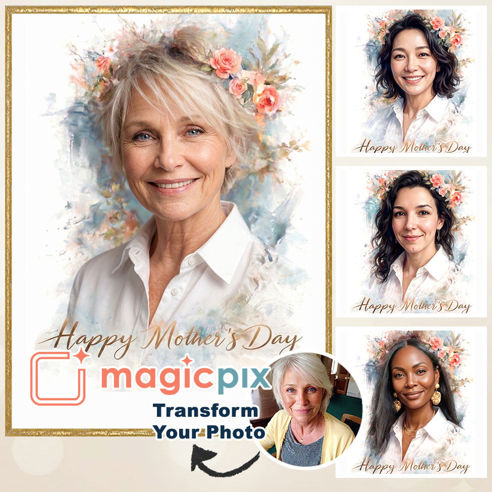 Custom Mother's Day Digital Portrait