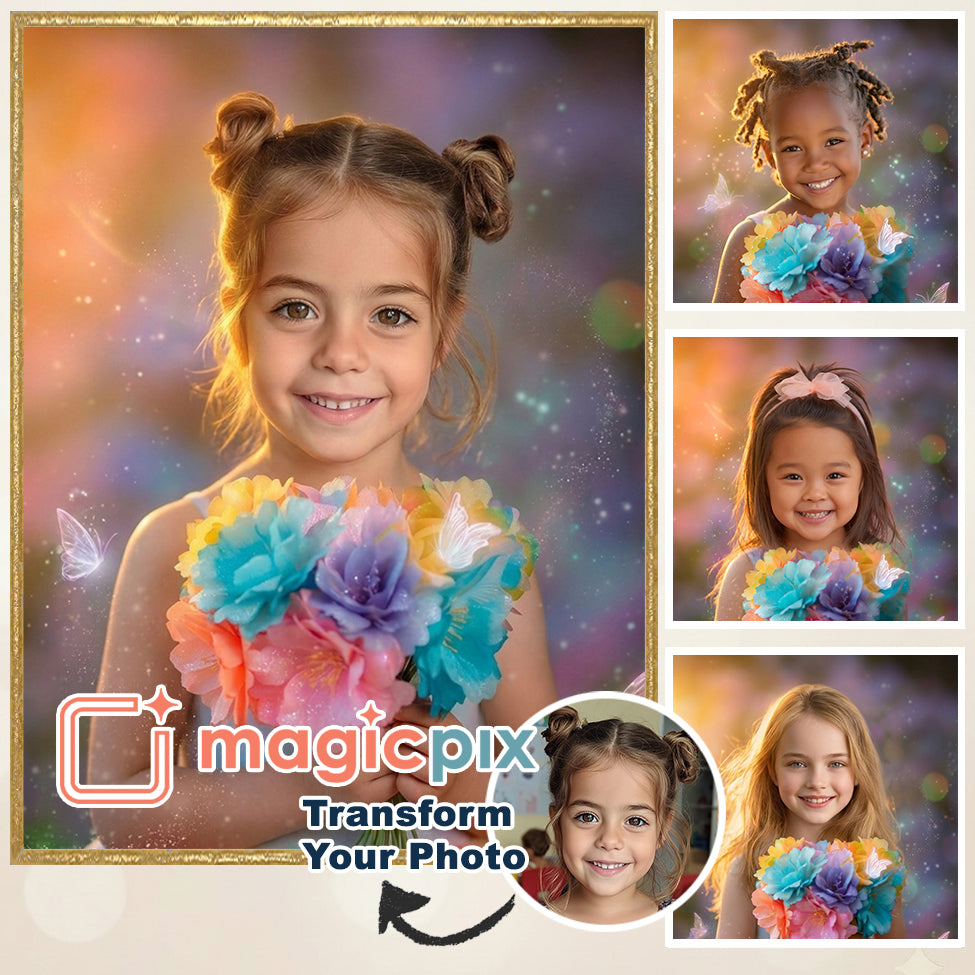 Custom Magical Glow Portrait from Photo