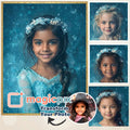 Custom Winter Princess Portrait