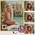 Custom Vintage Mermaid Portrait