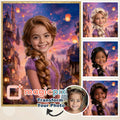 Custom Rapunzel Princess Portrait | Fantasy Lantern Scene