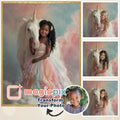 Custom Unicorn Fantasy Portrait | Dreamy Pastel Princess