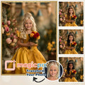 Custom Bella Princess Portrait | Fairytale Castle Fantasy