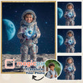Custom Astronaut Kids Portrait