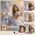 Custom Unicorn Fantasy Portrait | Fairytale Princess