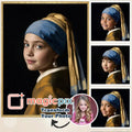 Custom Museum‑Style Portrait | Girl‑with‑a‑Pearl‑Earring Artwork