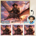 Custom Dinosaur Adventure Portrait | Pterosaur