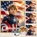 Custom Superhero Portrait | Captain America