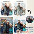 Custom Family Portrait | Stunning Watercolor or Acrylic Art